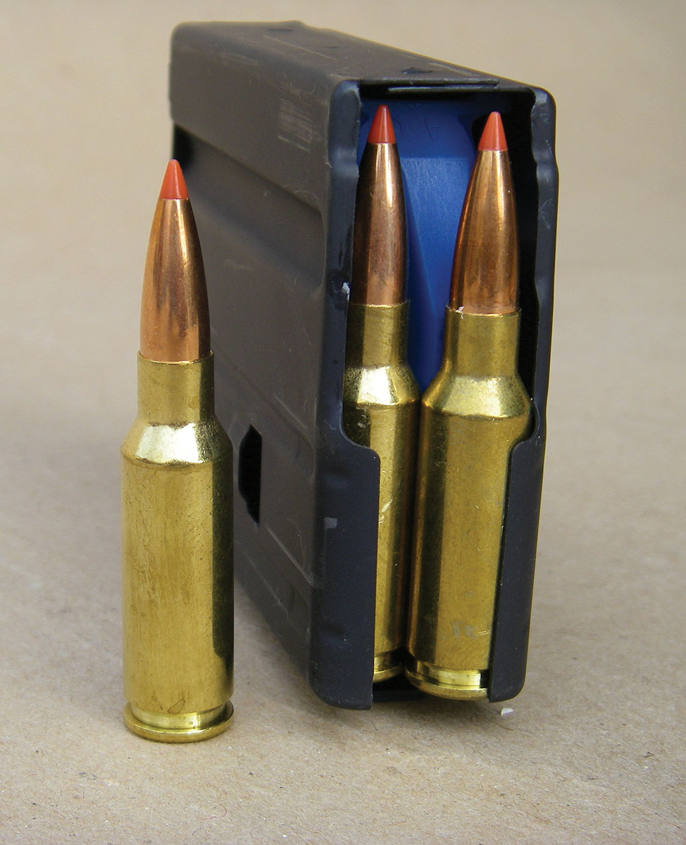 Maximum overall cartridge length for the 6.5 Grendel is 2.260 inches to allow proper magazine function and correspond with the chamber leade.
